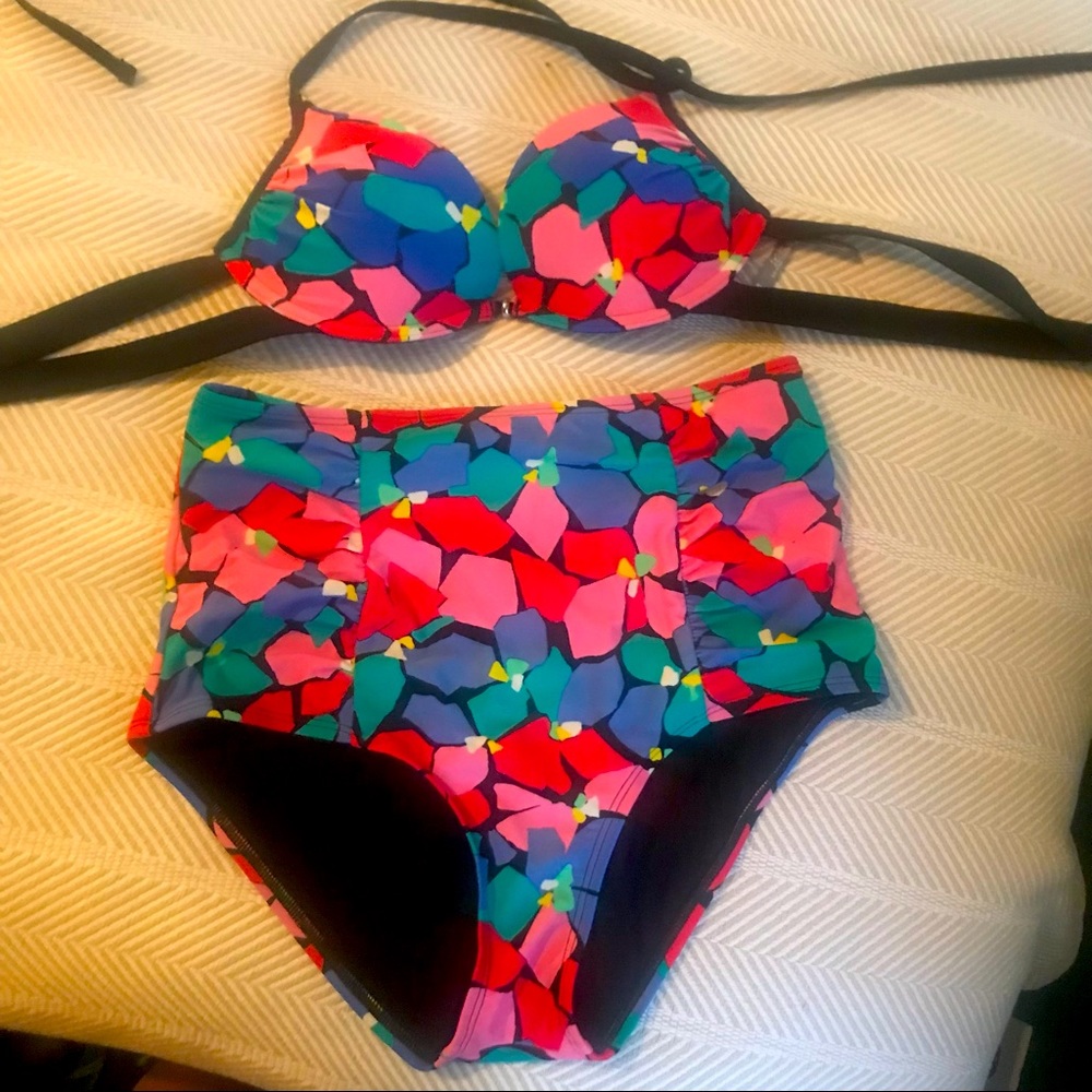 Aerie High Wasted Bikini Bottom